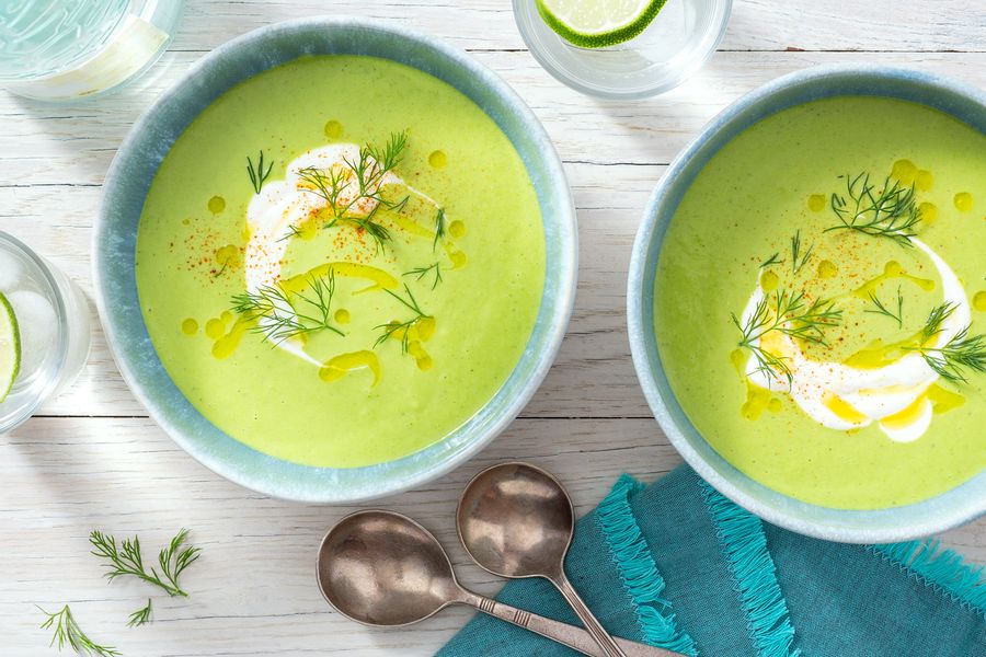 Chilled Pea Soup for Hot Summer Nights