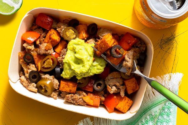 Spicy Southwest turkey and sweet potato skillet