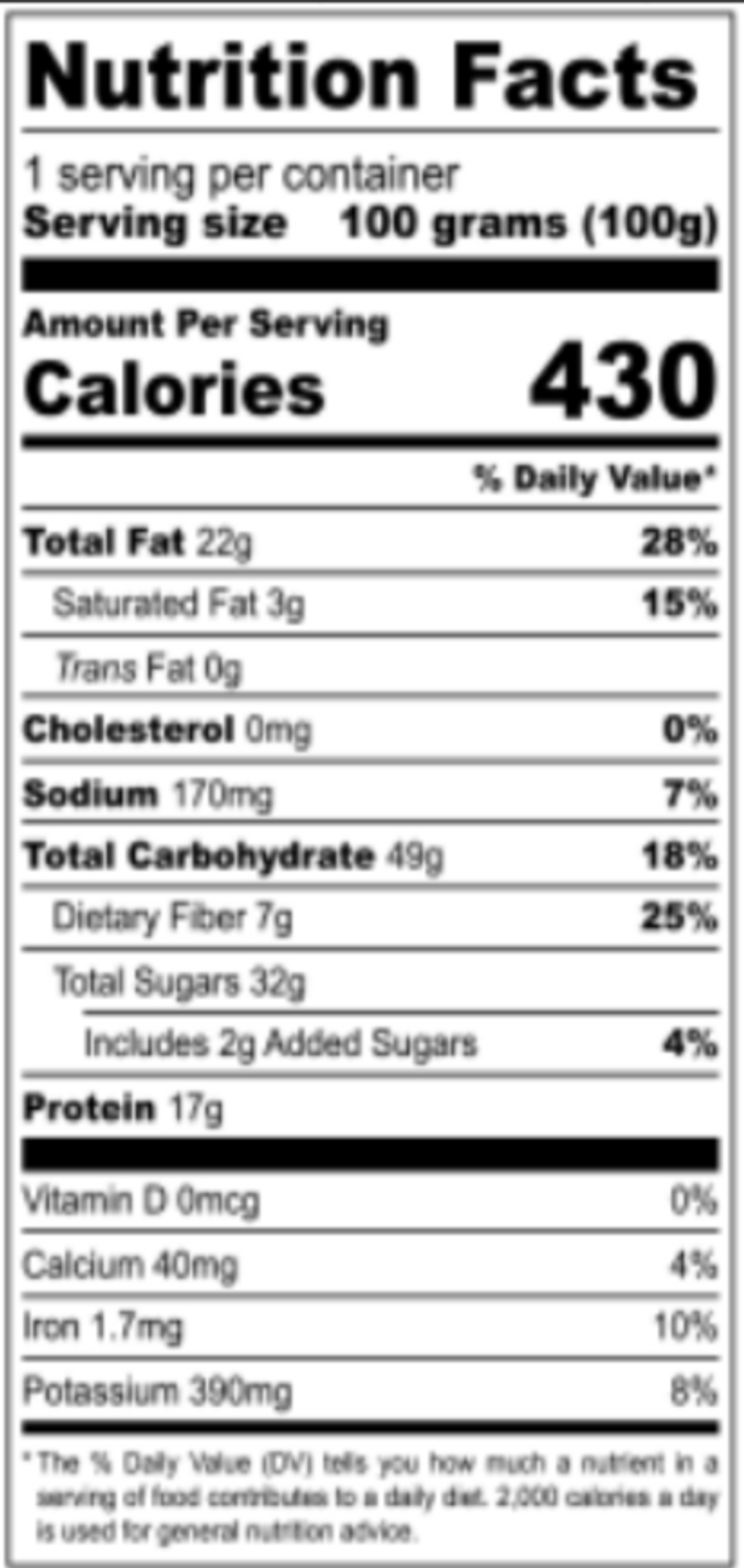 Peanut Butter & Grape Smash Bites  (2 count) Nutrition