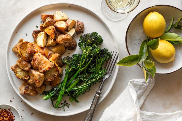 Mrs. Scorsese's lemon chicken