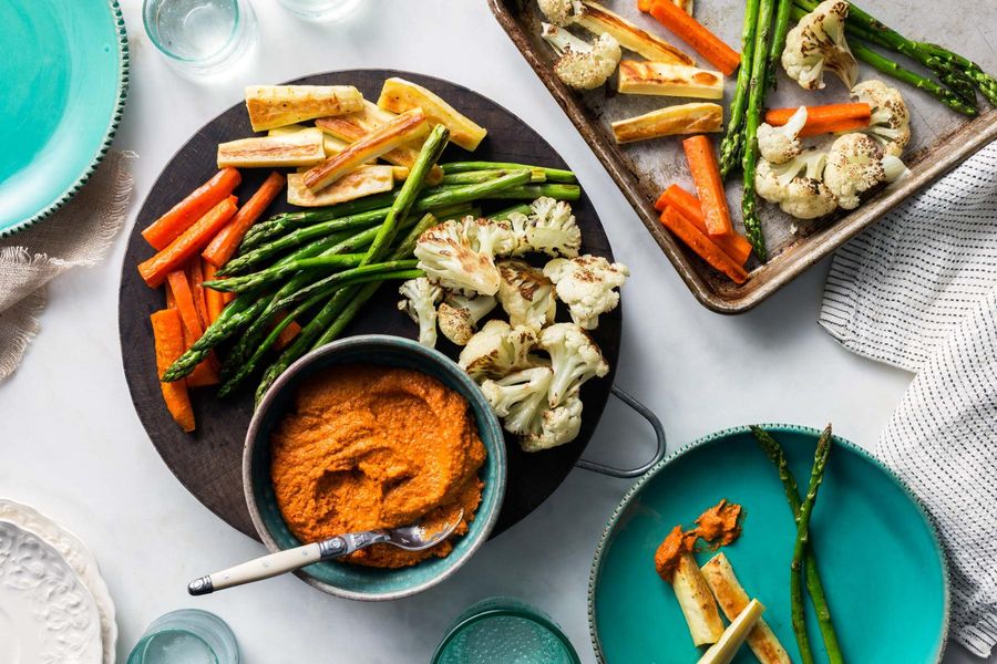 Roasted Vegetables with Romesco Recipe