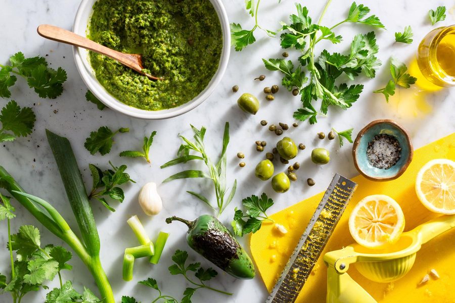 Our Zero-Waste Green Sauce Makes Everything Taste Better