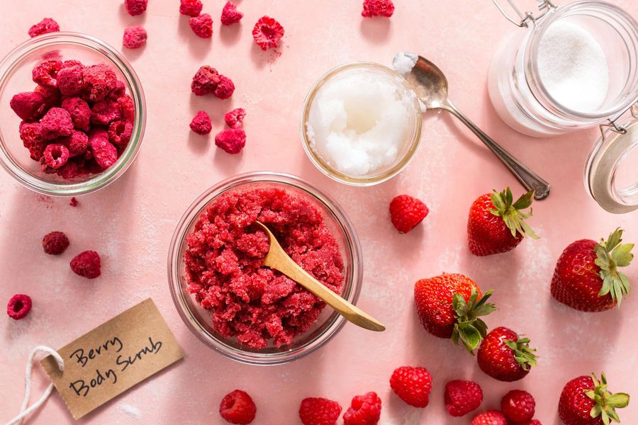 Our DIY Body Scrub Will Leave Your Skin Feeling Berry Fresh