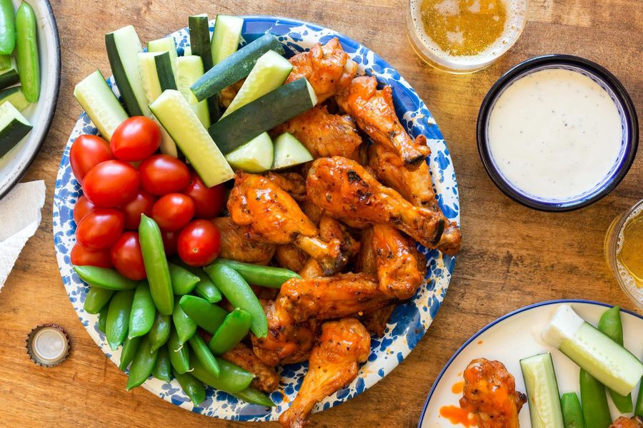 Sun Basket's Slam Dunk Line-Up of Good-For-You Dips, Chilis, and Wings