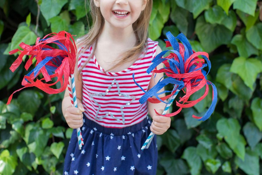 Light Up Your 4th of July with These Crepe Paper Sparklers