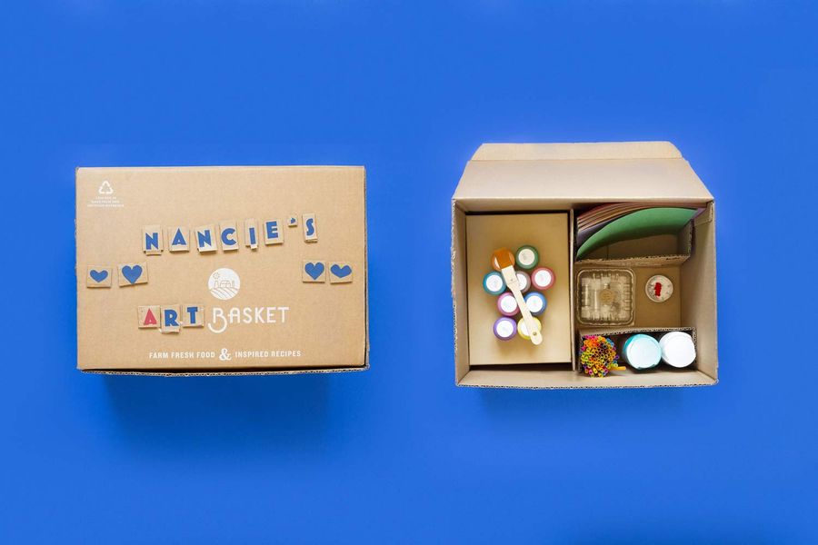Turn your Sun Basket into an Art-Supply Basket