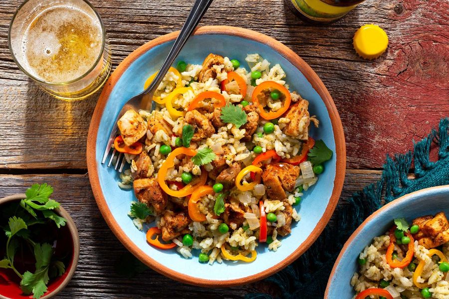 Puerto Rican arroz con pollo