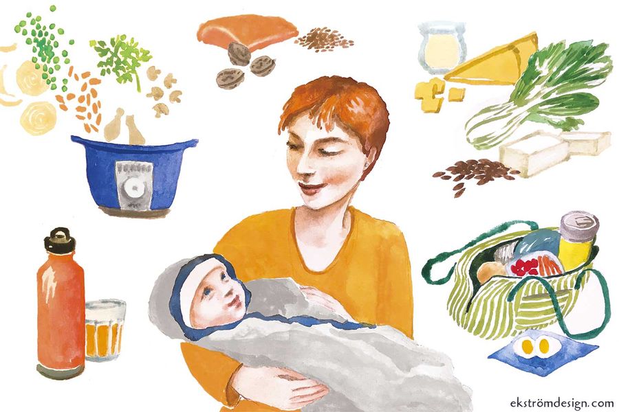 Seven Ways to Eat Right When You're a New Mom