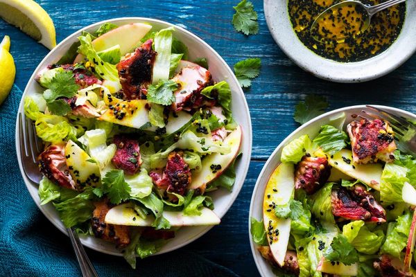 Burmese salmon salad with lemongrass and apple