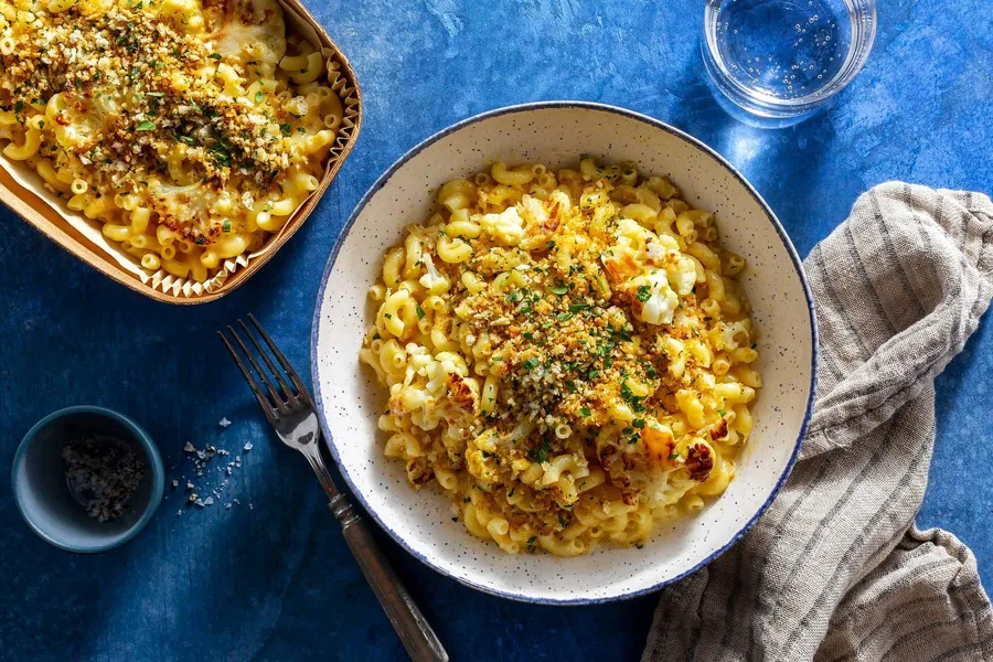 instant pot macaroni and cheese with cauliflower