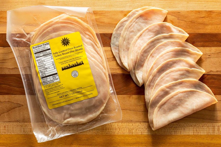 Sliced Oven-Roasted Turkey Breast