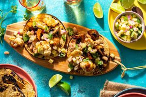 North Shore teriyaki cauliflower tacos with pineapple salsa