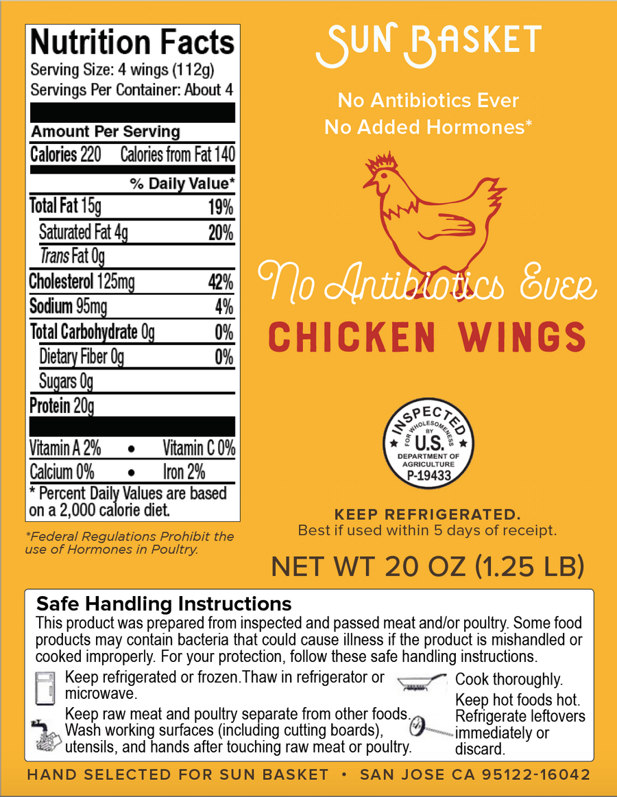 Nutrition Label For Chicken