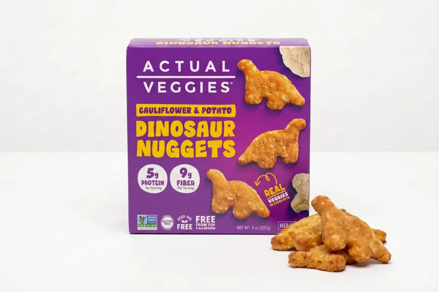 Actual Veggies Cauliflower & Potato Dinosaur Nuggets