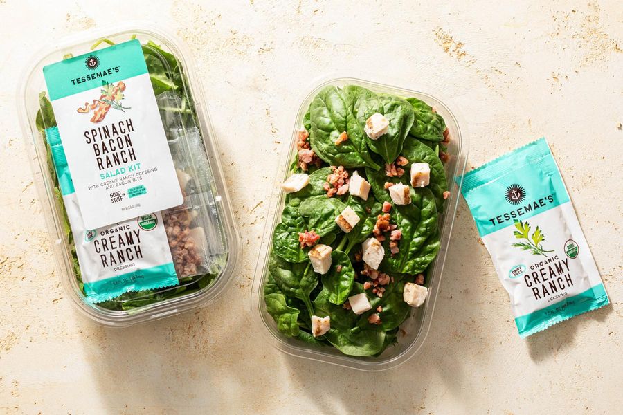 Spinach Bacon Ranch Salad Kit | Sunbasket