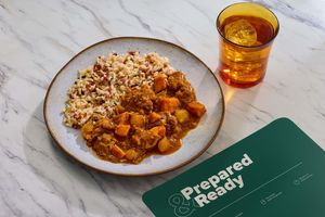 Tangy Tamarind Pork with Brown Rice Medley
