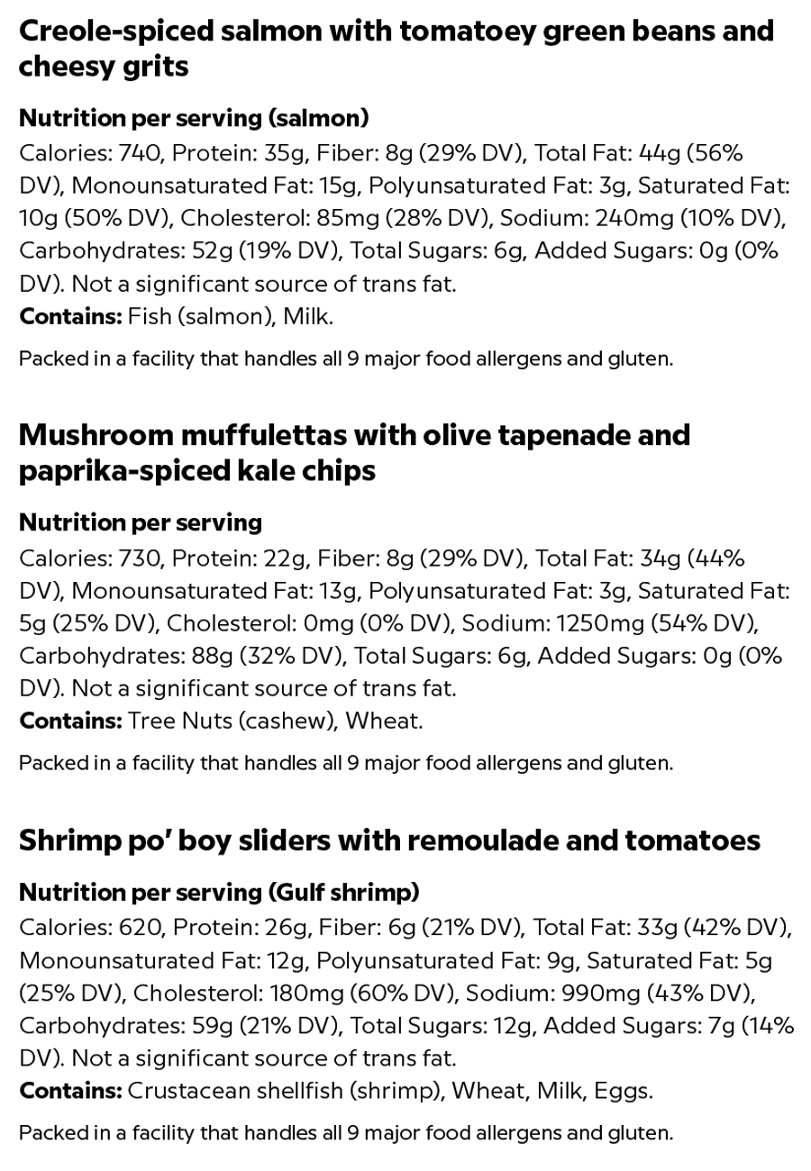 Mardi Gras Bundle for Four Nutrition