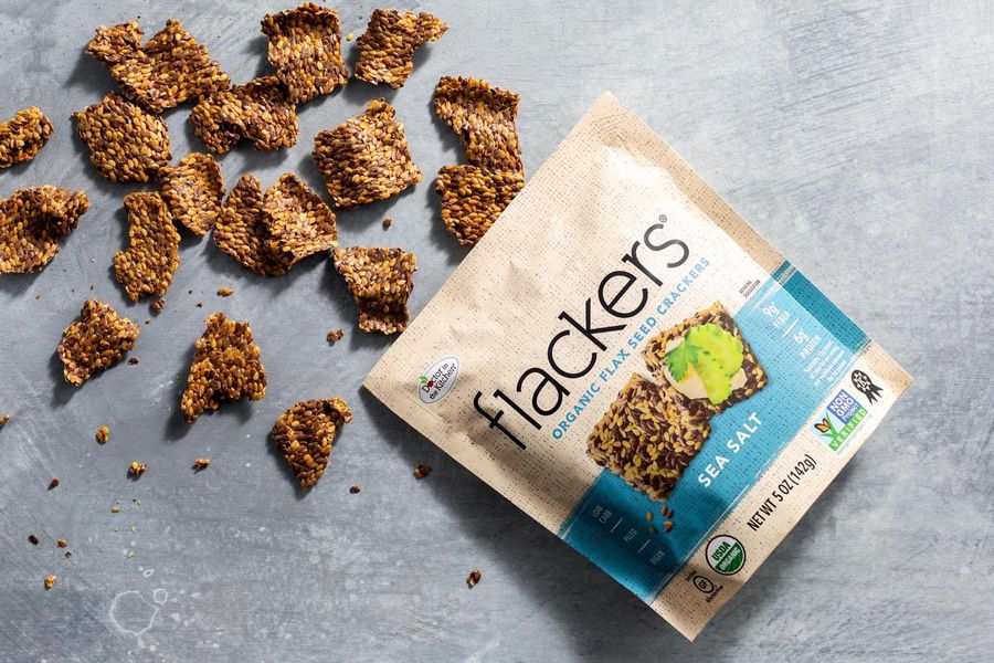 Flackers organic flaxseed crackers