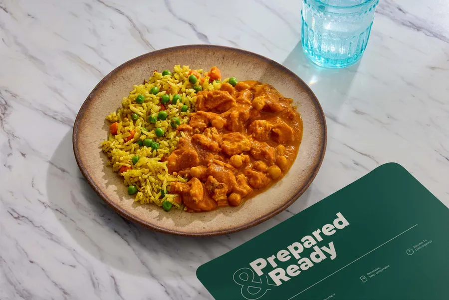 Butter Chicken with Chickpeas & Biryani Rice
