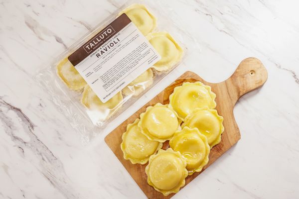 Spinach and Roasted Garlic Ravioli