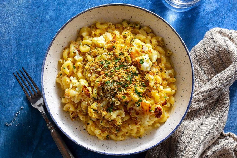 Cauliflower mac and cheese