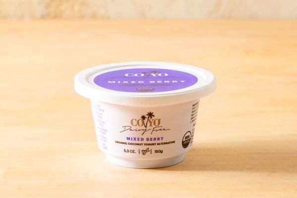 Organic mixed berry coconut yogurt
