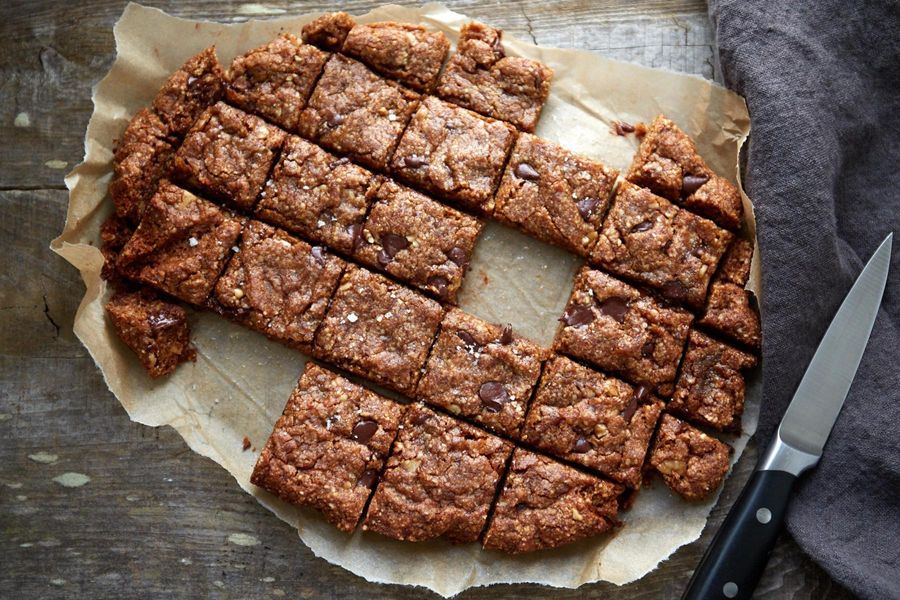 Paleo crock pot chocolate chip and walnut cookies