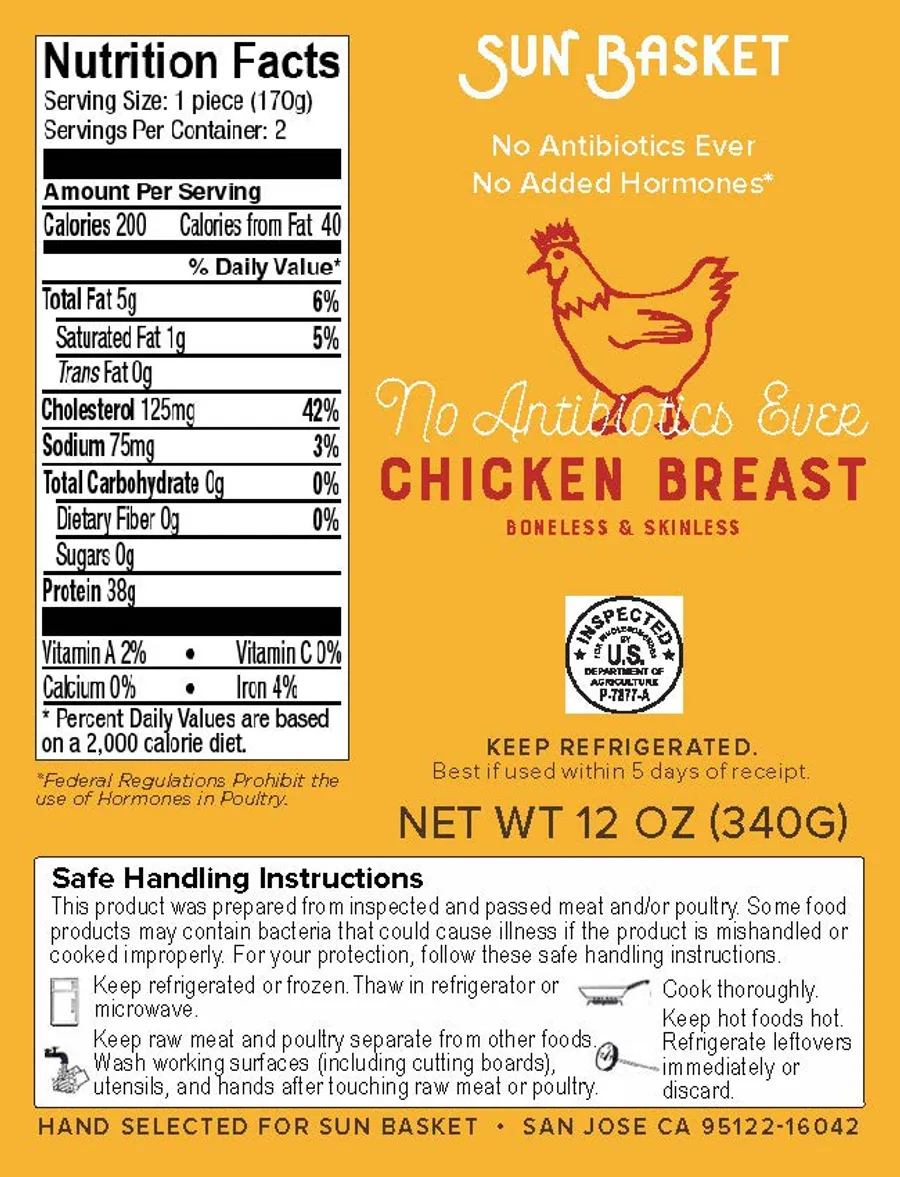 Boneless skinless chicken breasts (2 count) | Sunbasket