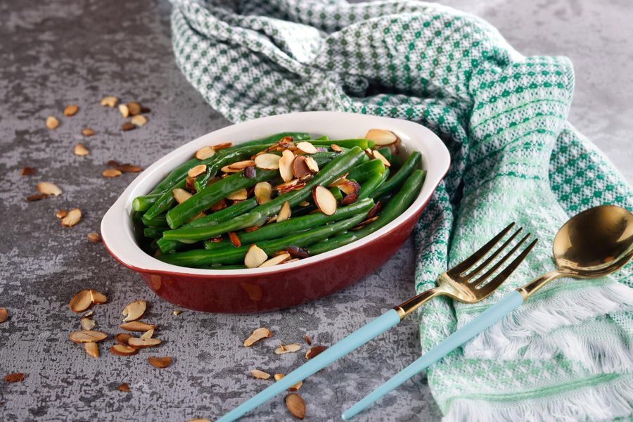 Green Beans with Maple Butter and Almonds