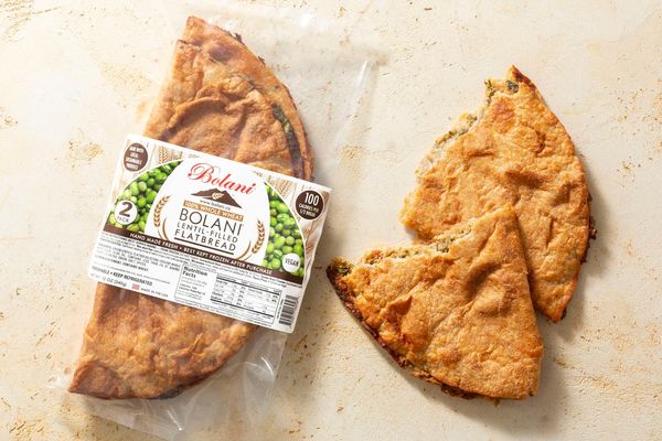 Whole wheat lentil-Filled Flatbread