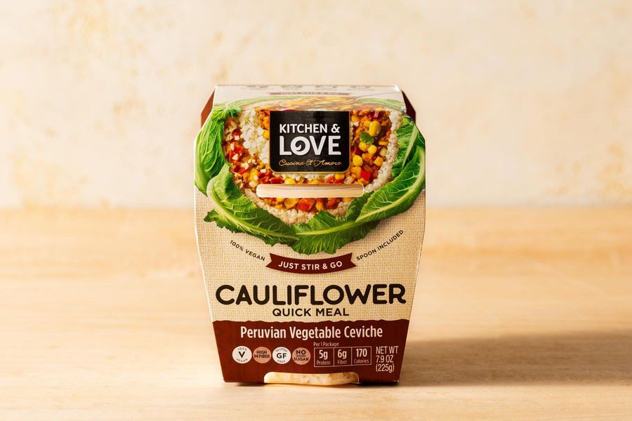 Cauliflower "rice" cup with Peruvian vegetable mix