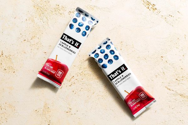 Apple and blueberries whole fruit bar (2 count)