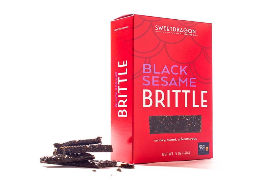 Black sesame brittle