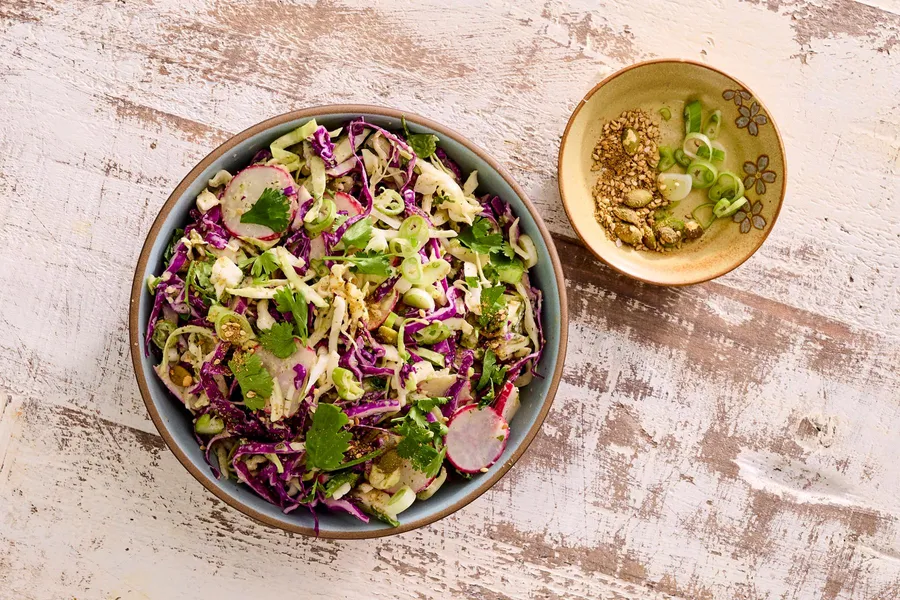 Green Goddess Cabbage Slaw