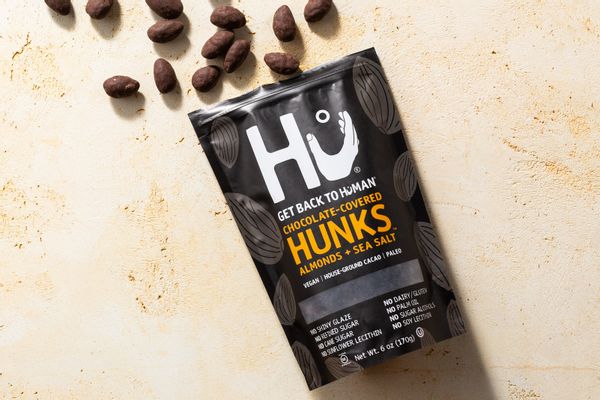 Chocolate-covered hunks, with almonds and sea salt