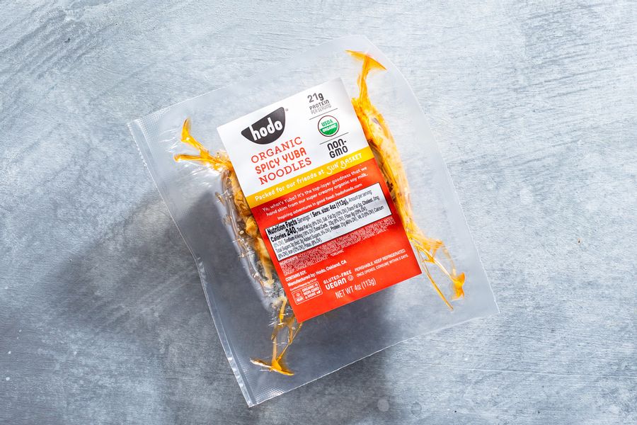 Organic spicy yuba noodles