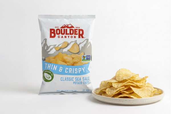 Boulder Canyon Sea Salt Thin & Crispy Avocado Oil Potato Chips