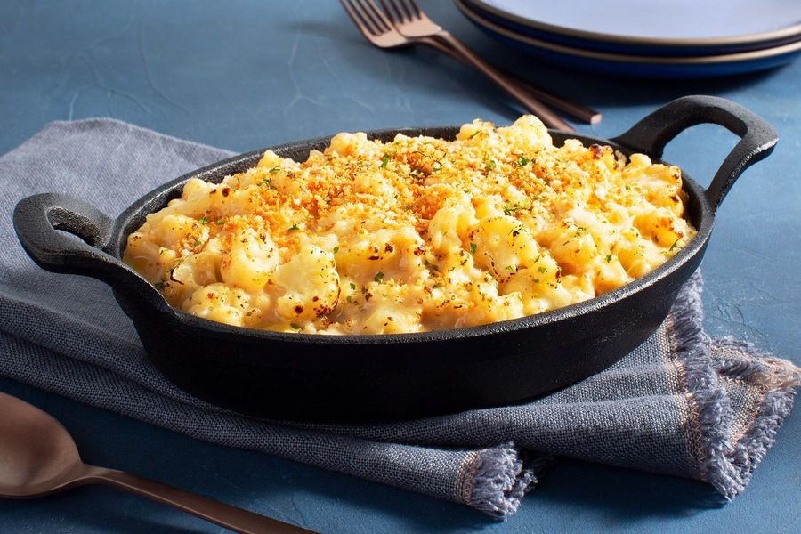 Cauliflower Gratin with Gruyere, Parmesan, and Herbed Panko Sunbasket