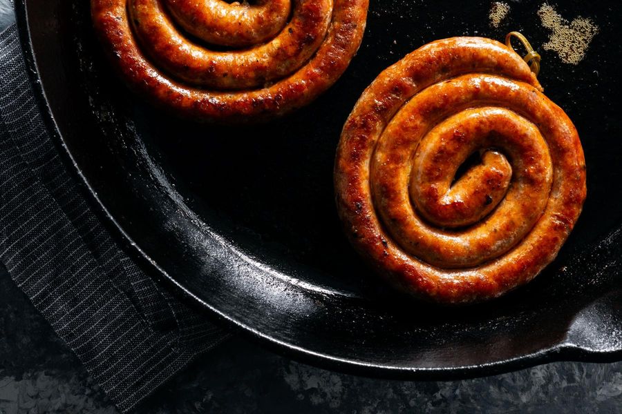 Andouille Pork Sausage Pinwheels