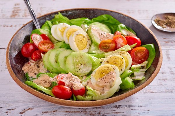 Louie Salad with Hard-Boiled Eggs & Rémoulade