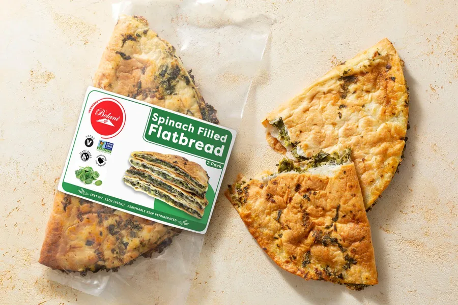 Spinach-Filled Flatbread
