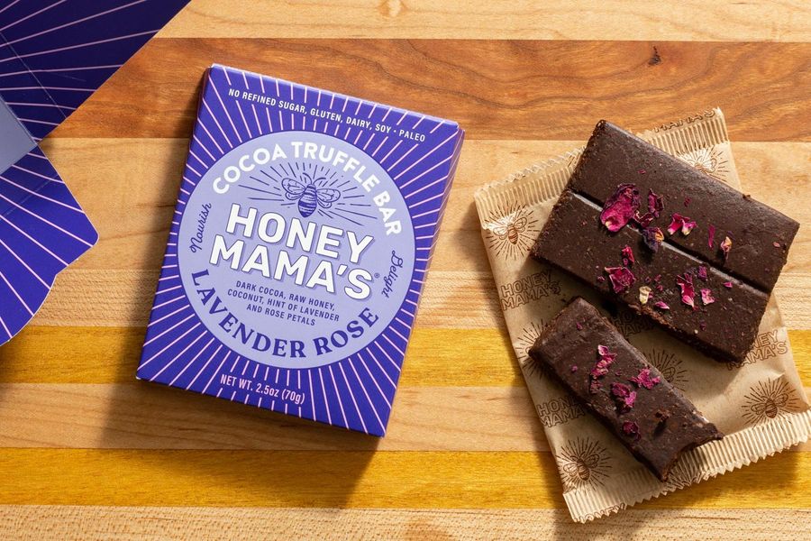 Honey Mamas Cocoa Truffle Bar, Lavender Rose - 2.5 oz