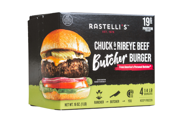 Rastelli's Chuck & Ribeye Beef Butcher Burger