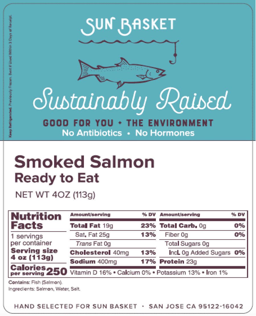 Smoked Atlantic Salmon Sunbasket
