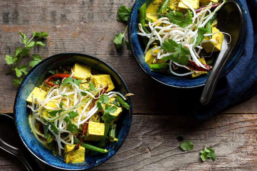 Malaysian tofu laksa