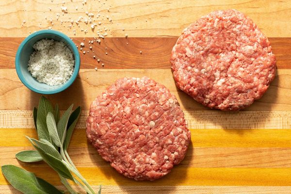 Short rib-chuck smash burger patties (4 count)