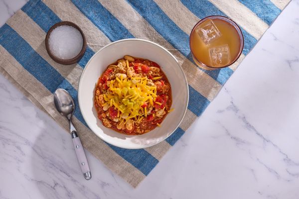 White bean turkey chili
