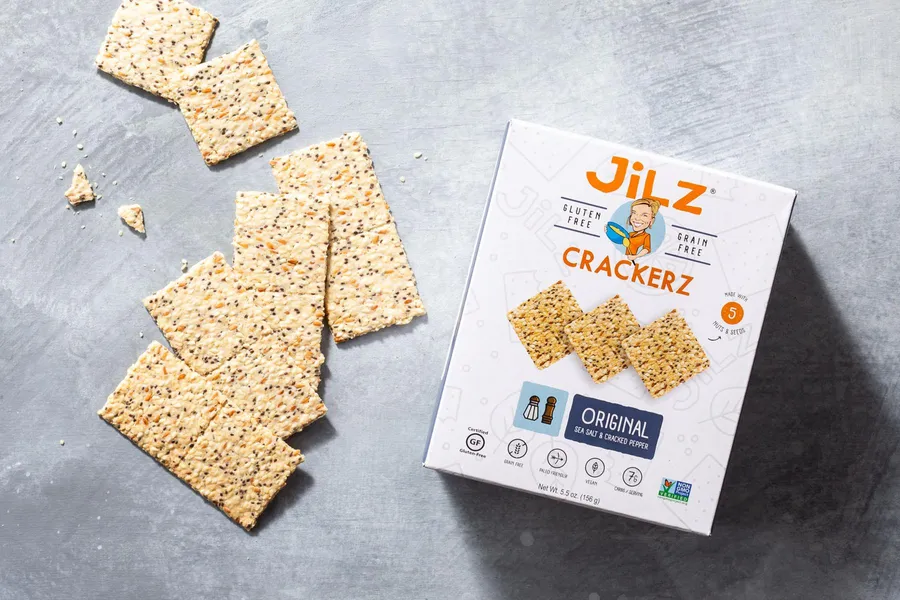 Jilz sea salt and cracked pepper crackers