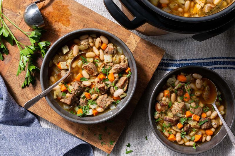 Normandy Pork Stew with White Beans | Sunbasket