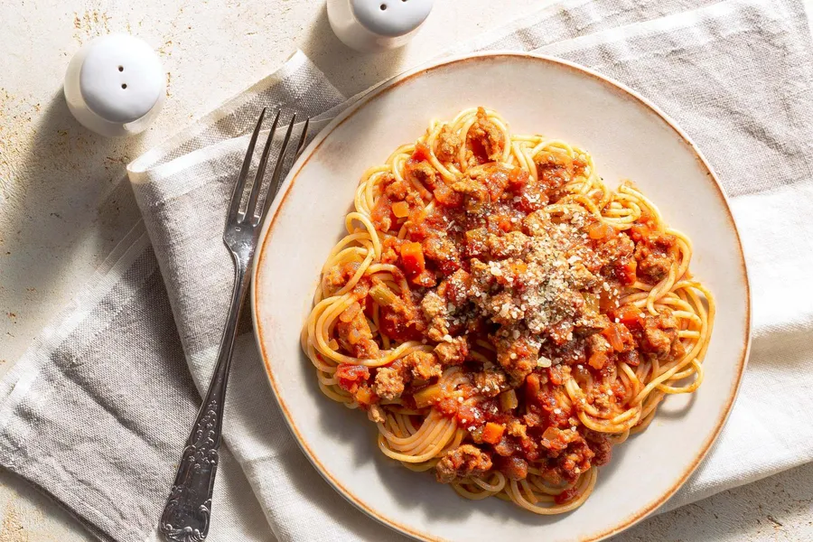 Spaghetti alla beef Bolognese